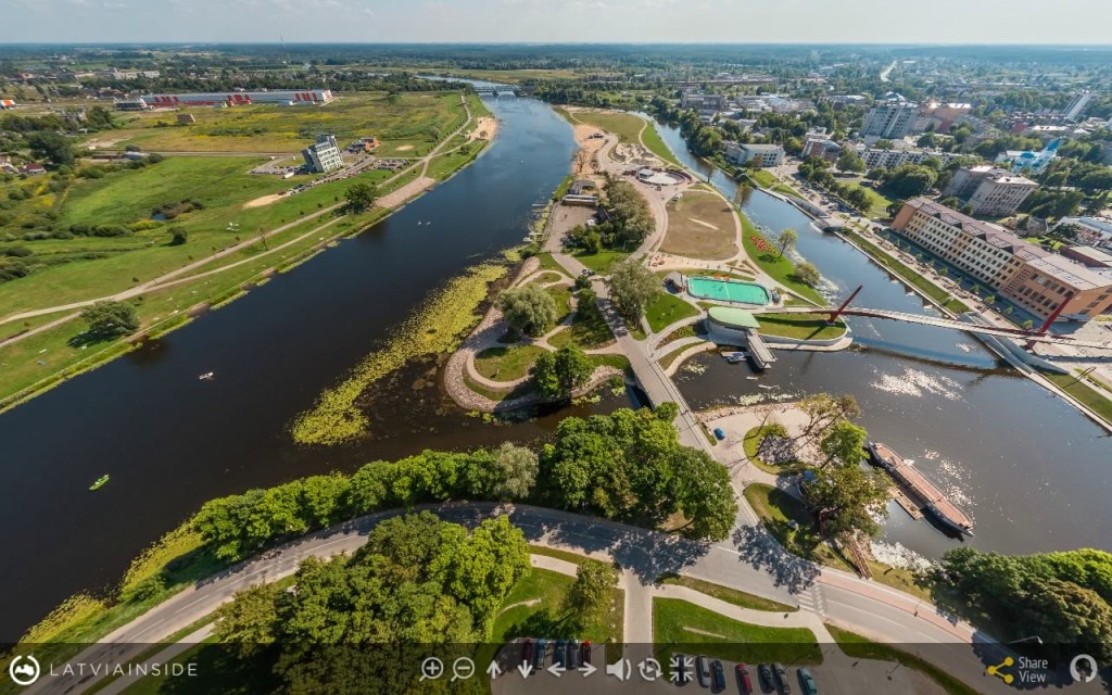 Jelgava Latvijas 360 gradu Aero Foto Virtuala Ture 1